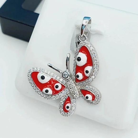 "925 Sterling Silver Cubic Zirconia Pendant, UU1P6A6051 - Picture 5 of 11